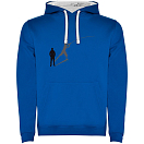 Купить Kruskis SU1067060501S261 Толстовка с капюшоном Shadow Fish Two-Colour Голубой Royal Blue / White 3XL 7ft.ru в интернет магазине Семь Футов