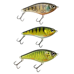 Sakura SAPLL5004125-126 Baffeur Jerk SS Безгубые воблеры 125 mm 69g Золотистый 126