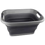 Regatta RCE357-685-Sgl TPR Foldable Корзина для белья Серый Ebony Grey Stripe