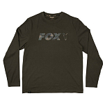 Fox international CFX109 Футболка с длинным рукавом Зеленый Khaki / Camo S