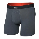 SAXX Underwear sxbb75f.trb.l трусы-боксёры Multi-Sport Mesh Brief Fly Turbulence (W / Black Wb) 20x10x5