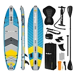 Rebel rba-4518-bl Надувной комплект для падлбординга Active Pro RBA-4518 Blue 92x42x26 335 cm