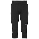 Odlo 188062-60064-S 3/4 базовые штаны Performance Warm Черный Black / Odlo Concrete Grey S
