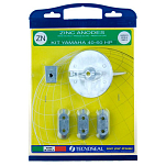 Tecnoseal TENKITYAMAHA40-60 Yamaha 40-60HP Анодный комплект Бесцветный Grey