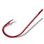 Sunset STSAK084230N1 Крючок с червяком 0.30 mm Красный Silver 1 