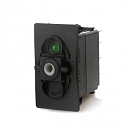 CARLINGTECH VJD1AC0B-00000-000 CARLING SWITCH - Герметичные кулисные переключатели / Цвет света: Красный