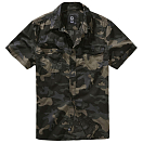 Купить Brandit 4012-4-5XL Рубашка с коротким рукавом Roadstar Зеленый Dark Camo 5XL 7ft.ru в интернет магазине Семь Футов