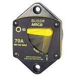 Blue sea systems 7041-BSS панельный автоматический выключатель 187 70A Black