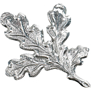 Купить Seeland 58020062600 Oak Leaf Серебристый  Metal 7ft.ru в интернет магазине Семь Футов