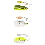 Westin P247-1104-021-UNIT Spinnerbait Mvibe Colorado Silver Willow Silver 4/0 21g Желтый Lemon