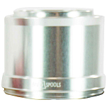 MV Spools MV4-ULT-T3-SILVER MV4 Прямая алюминиевая запасная шпуля Серебристый Silver T3 