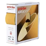 Smirdex 135120150 рулон наждачной бумаги Abrasoft 135P G150 25 m Yellow 15x15x12 115 mm