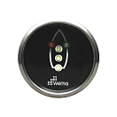 Купить Контрольная панель ходовых огней чёрная/серебряная Wema IONR-BS 52 мм 12/24 В 7ft.ru в интернет магазине Семь Футов