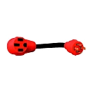 Купить Valterra 800-A10G30430VP адаптер кабеля генератора Dogbone Style 30A 4 Prong Male-30A RV Female Красный Black / Red 7ft.ru в интернет магазине Семь Футов