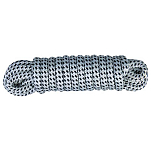 Talamex 01920601 PP 12 mm Mooring Rope Белая  White / Black 6 m 