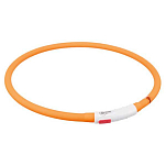 Trixie 12646 Flash Usb Воротник Оранжевый  Orang 70 cm
