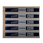 Vitrifrigo nrr-3883-nrr Самоклеящаяся этикетка серии DW LED 5 Единицы Black 10x10x6