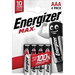Energizer 438144 щелочная батарея Max AAA LR03 4 Единицы Бесцветный Grey