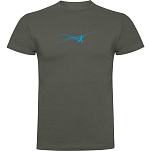 Kruskis CA65500138S240 Футболка с коротким рукавом Stella Fish Зеленый Dark Army Green S