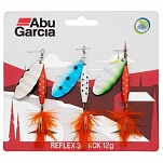 Abu garcia 1549924 Ложка-приманка Reflex Pack 12g 57 mm 3 Единицы Бесцветный Multicolour