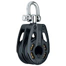 Купить Harken 3233 75 Mm Двойной шкив Черный  Black / Silver 7ft.ru в интернет магазине Семь Футов