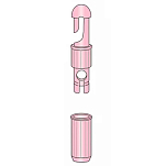 Stonfo S2-2/ROSA Super Maxi Коннектор Розовый  Pink