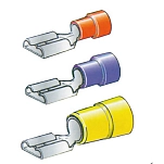Oem marine 3939762 Женская пластинчатая торцевая крышка 50 Единицы Yellow 6.3 mm