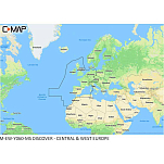 C-map M-EW-Y060-MS Центрально-Западная Европа Continental+ Морская карта Multicolor