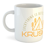 Kruskis 42611C226 Everything Is Better 325ml Кружка Бесцветный White
