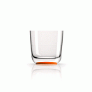 Купить Стакан для виски Palm Outdoor PM860S Ø82мм 80мм 285мл из прозрачного тритана с оранжевым нескользящим основанием 7ft.ru в интернет магазине Семь Футов