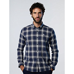 North sails 664357-C001-L Рубашка с длинным рукавом Regular Dark Blue / Grey L