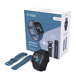 Fitbit FTB-FB523BKBK-EUBNDL Pack Versa 4 Sport Умные часы Серебристый Black Saphire