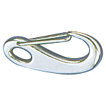 Talamex 74228100 Карабин с ушком Серебристый Grey 100 mm 