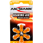 Ansmann 5013243 1x6 Zinc-Air 13 PR48 106946 Аккумуляторы Оранжевый Orange