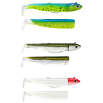 Fiiish BM1381 Black Minnow Combo Offshore Мягкая приманка 70 mm 6g Многоцветный Sleepy Green