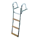 Купить Forniture nautiche italiane 3030073 3 Складная лестница Золотистый Silver 7ft.ru в интернет магазине Семь Футов