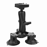 Ram mounts rap-365-138-sta1u Тройная присоска-основание для Starlink Mini Black 25x15x15