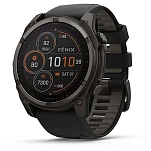 Garmin 010-02907-11 Часы Fenix 8 51 mm Solar Sapphire  Black / Carbon Gray DLC Titanium