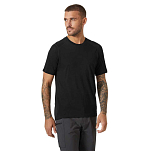 Helly hansen 49529_990-M Базовый слой с коротким рукавом Durawool Черный Black M