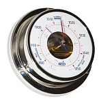 Foresti & suardi 5362465 72 mm Барометр из нержавеющей стали Silver 97 x 35 mm