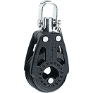 Купить Harken 340 Carbon 29 Mm Одиночный поворотный шкив Черный Black 7ft.ru в интернет магазине Семь Футов