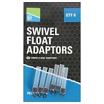 Preston innovations P0220138-UNIT поворотные Float Adaptors  Clear / Black