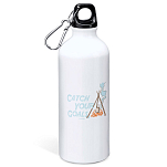 Kruskis MD4049S101C157 Catch Your Goals Бутылка для воды 800ml Белая White