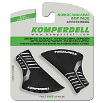 Komperdell 1007-203-925.S21 Nordic Walking Pad Pair Черный  Black / Silver