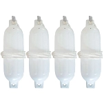 Seachoice 50-79291 Двухглазый ребристый кранец White 11.43 x 40.64 cm