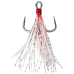Mustad ITG76F-RT-2-2A тройной крючок In-Line Triple Grip  Red Tinsel 2