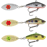 Savage gear SVS76817 3D Sticklebait Tailspin Sinking Безгубые воблеры 80 mm 18g Black Silver