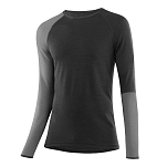 Loeffler 27163-990-46 Базовый слой с длинным рукавом CB Transtex Merino Серый Black 46
