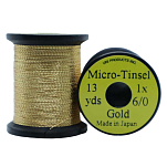 Uni products ZMT612GD-UNIT линия Micro Tinsel 1X 10.9 m  Gold 6/0