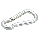 Купить Talamex 74217100 Крючок карабина оцинкованный 25 Единицы Серебристый Grey 100 x 10 mm  7ft.ru в интернет магазине Семь Футов